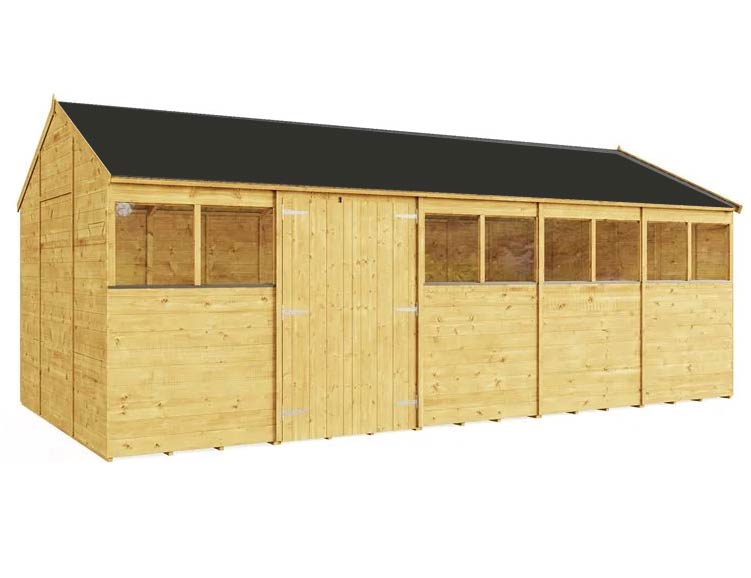Dřevěná dílna / kancelář / zahradní domek MONTALBO III 3,3 x 6,3 m (16/19/24 mm)