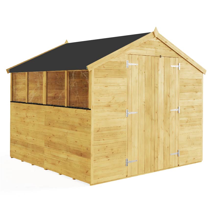 Dřevěná dílna / kancelář / zahradní domek MONTALBO I 3,3 x 3,9 m (16/19/24 mm)