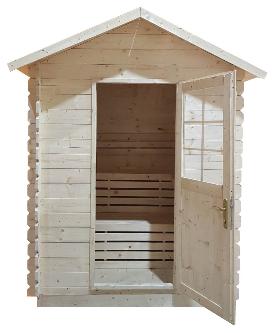Venkovní sauna CORIA 2x2m (24/40mm)