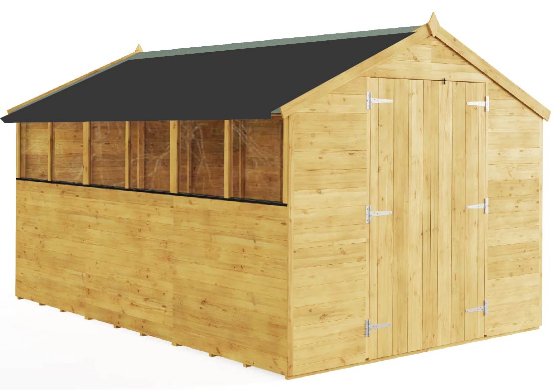Dřevěná dílna /kancelář/ zahradní domek MONTALBO II 3,3 x 4,8 m (16/19/24 mm)