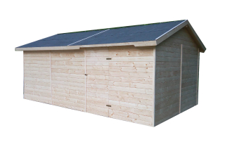 Dřevěná garáž 3,3x5,3m